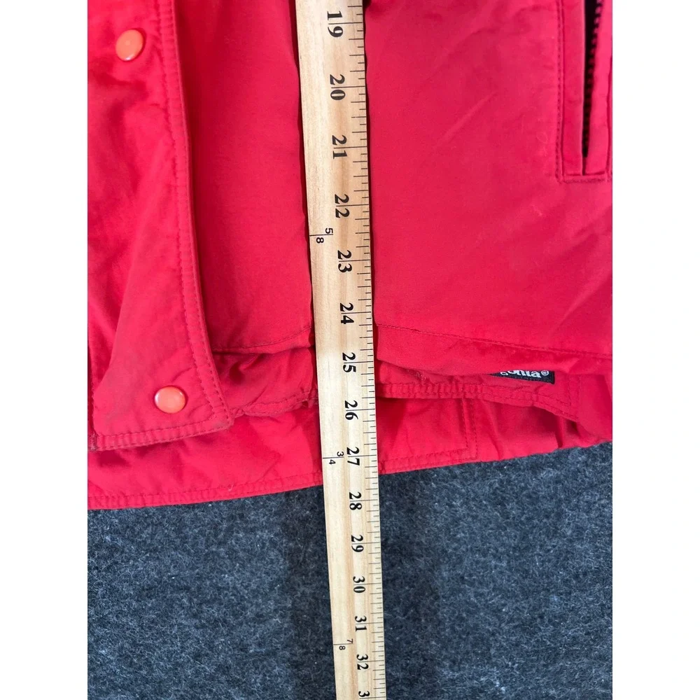 Vintage 90s Patagonia Shelled Synchilla Jacket Youth 14 Red Blue Fleece USA